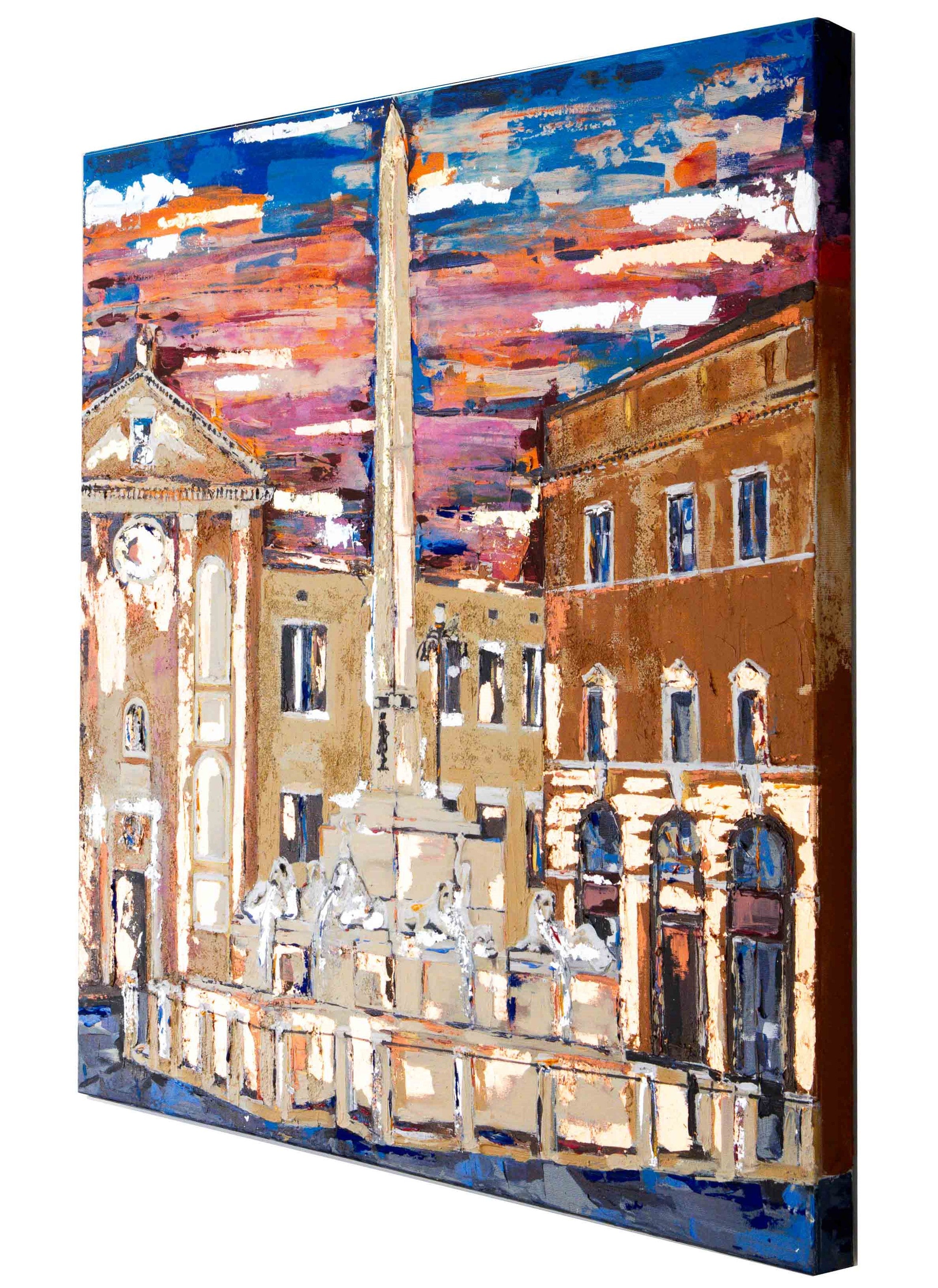 Painting - La Fontana dei Leoni